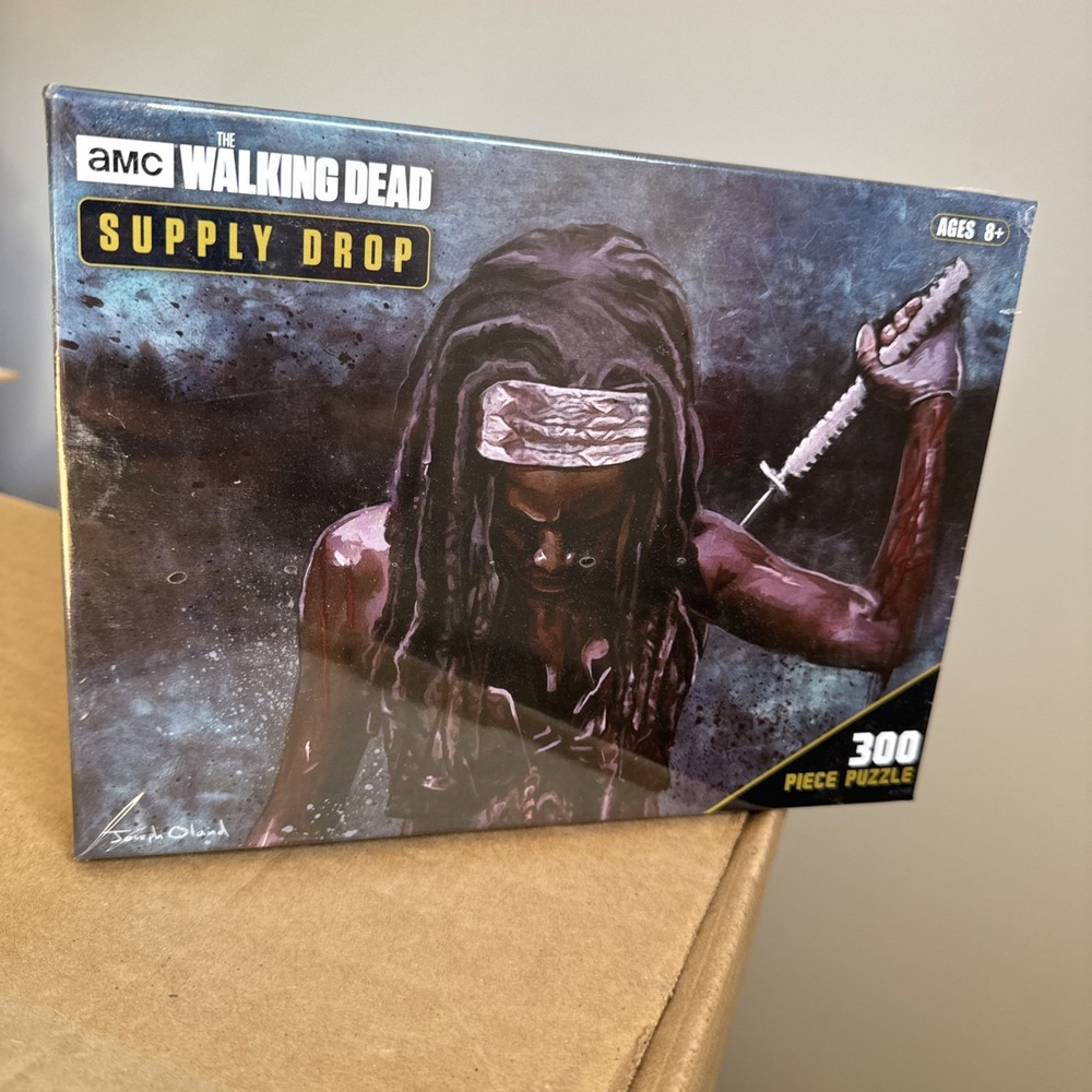 Michonne Puzzle Katana 300 piece Supply Drop exclusive Walking Dead Gift